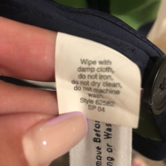 J. Crew Rain Trench Coat in Navy Blue, Size Small (4) - Picture 4 of 5